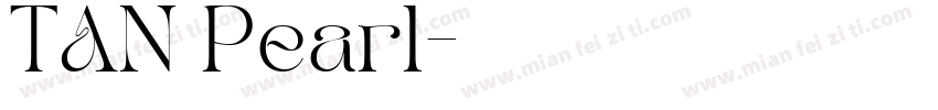 TAN Pearl字体转换